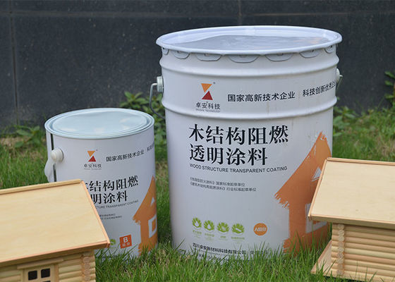 중국 15mins 0.3mm 물 - 외부 목제 갱도지주 환경 Osb를 위한 근거한 방화 효력이 있는 페인트 협력 업체