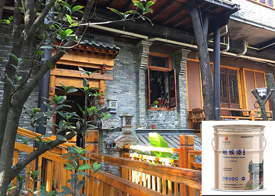 중국 초막 배 건물 코팅을 위한 실내 옥외 목제 날씨 저항하는 페인트 협력 업체