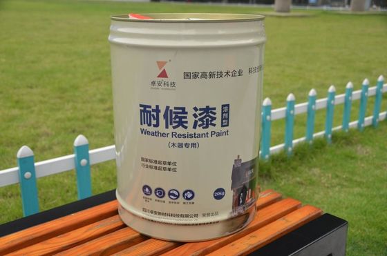 중국 비바람에 견디는 목제 갑판을 위한 튼튼한 방수 먼지 저항하는 전천후 옥외용 페인트 협력 업체
